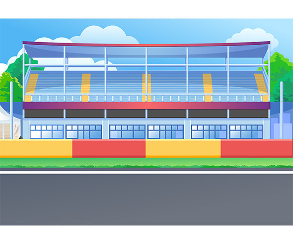 자동차 경주장 배경