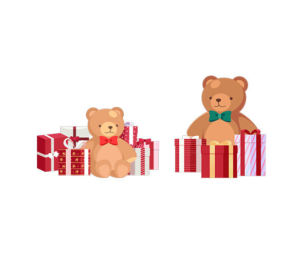 곰인형과 선물