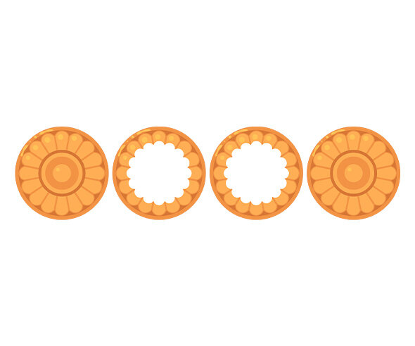 [개별도안] 맛있는 국화빵 가랜드