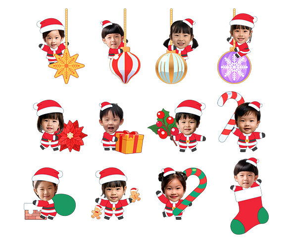 산타클로스 합성이미지