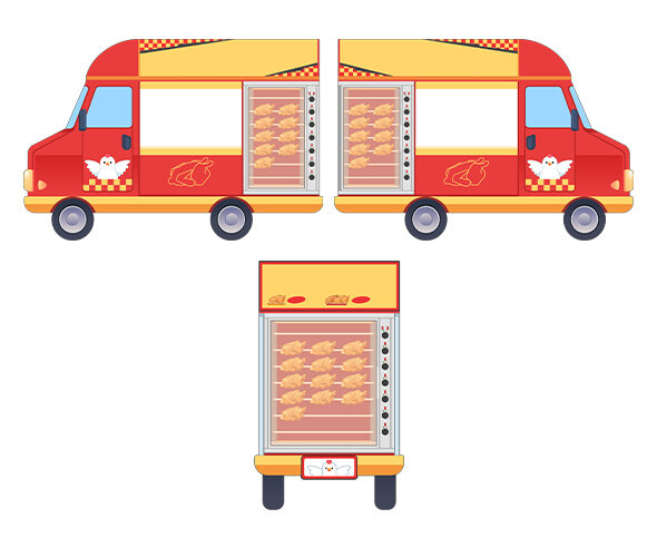 통닭 트럭 (문구없음)