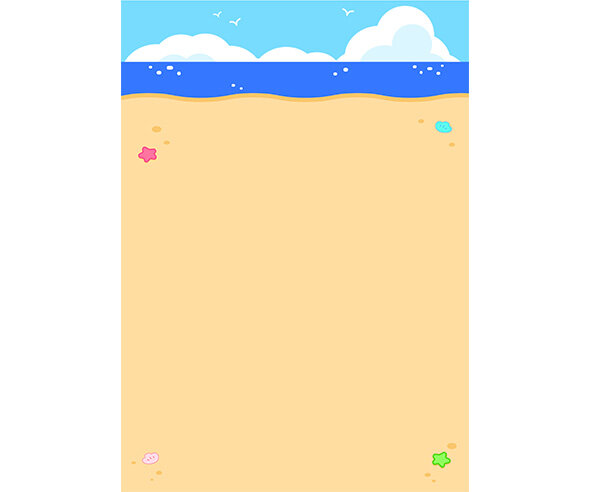 여름 바닷가 배경