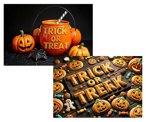 할로윈 TRICK OR TREAT 배경