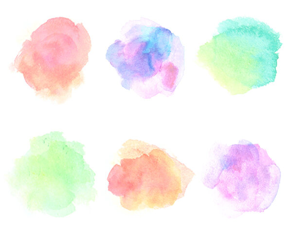 수채화 라벨 15종