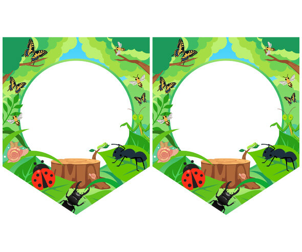 [개별도안] 즐거운 곤충 채집 가랜드