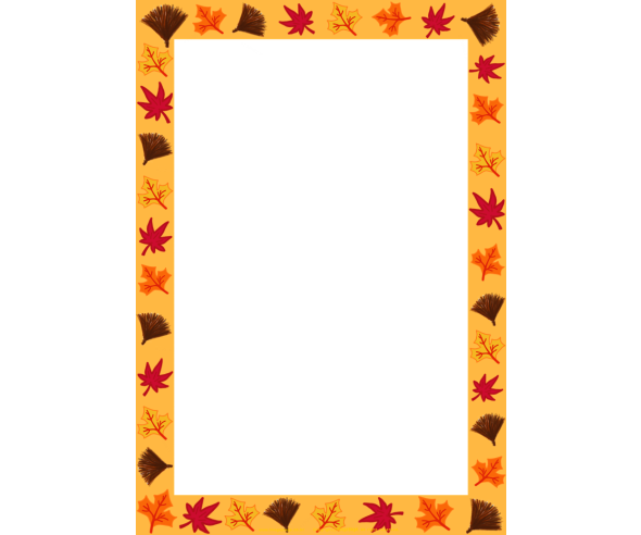 낙엽 테두리