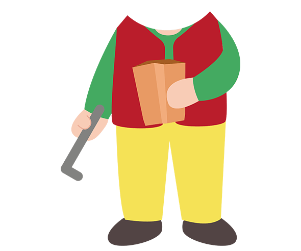 붕어빵 만드는 아이 합성이미지