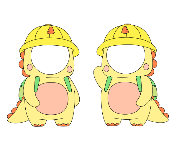 공룡 합성이미지 (2인용)