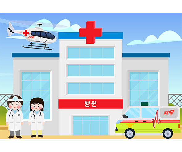병원 배경