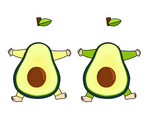 아보카도 합성 이미지