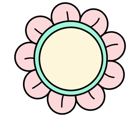 [개별도안]꽃 가랜드