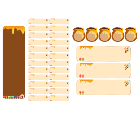 오늘일과표(꿀단지)(문구없음)