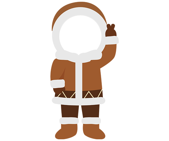 에스키모 합성이미지