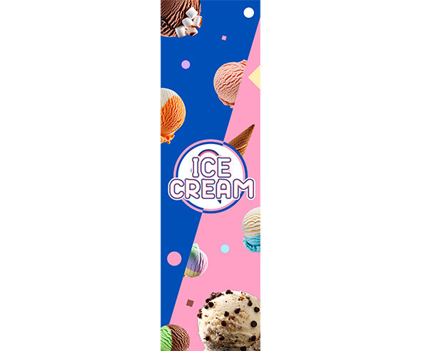 ice cream 세로 배너 만들기