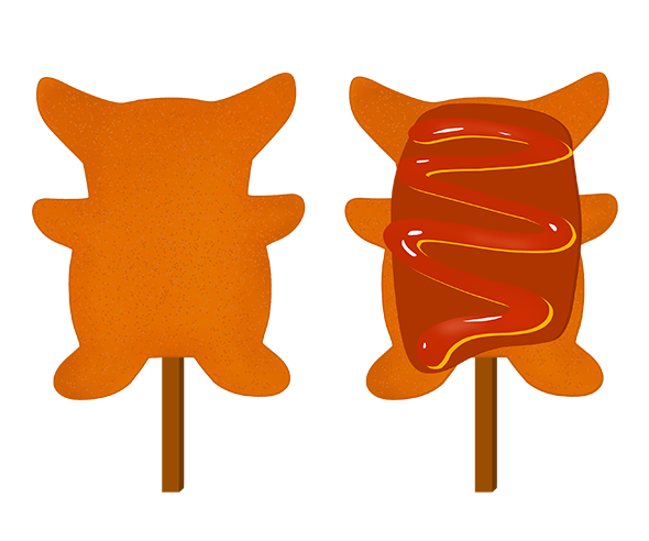 돈까스 꼬치 2종