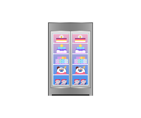 아이스크림 케이크 냉동고