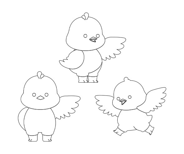 병아리 색칠 모음