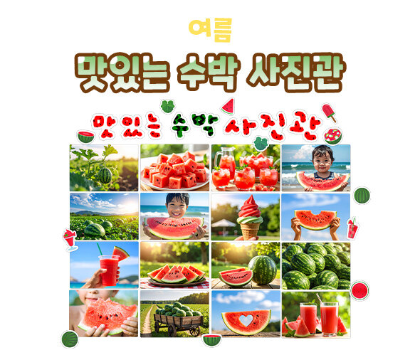 맛있는 수박 사진관