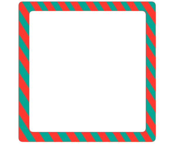빨강 초록 정사각 테두리