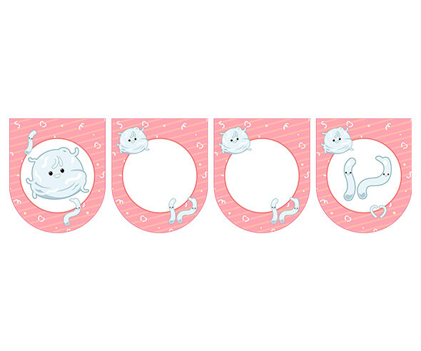 [개별도안] 천사채 놀이 가랜드