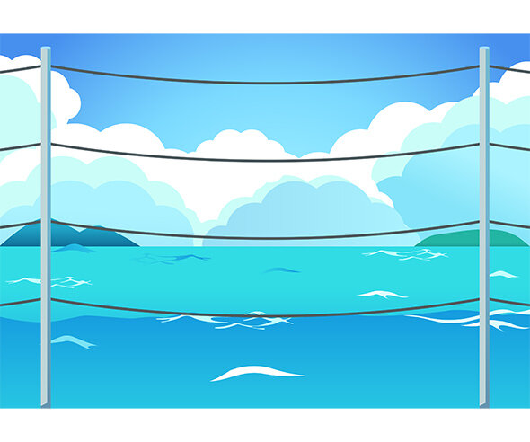 덕장 배경(오징어 없는)