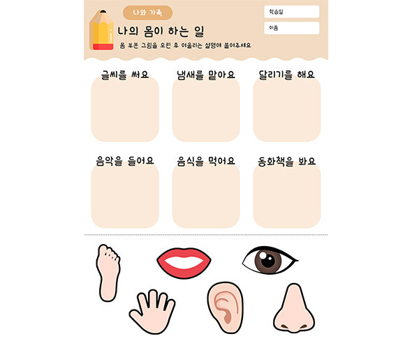 나의 몸이 하는 일