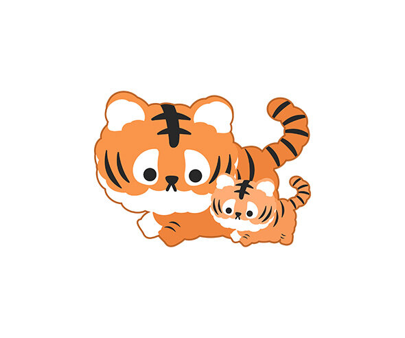 아기 호랑이와 엄마 호랑이