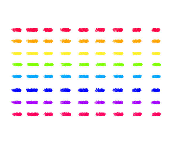 크레파스 선(점선)