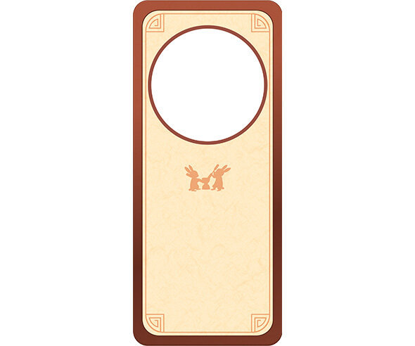 송편 가게 개별 메뉴판