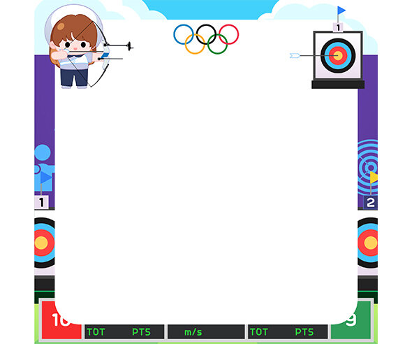 올림픽 양궁 메모지