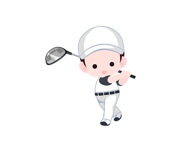 골프하는 아이(남아)