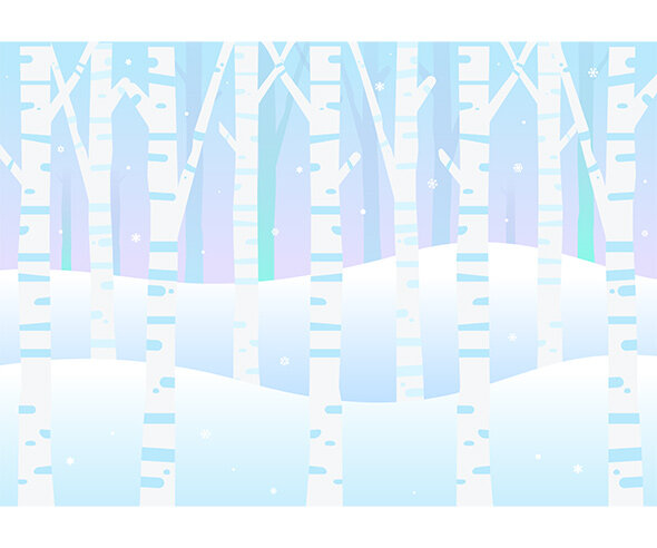 겨울 숲 배경 
