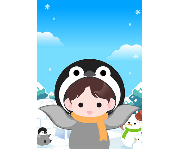 펭귄 겨울 표지