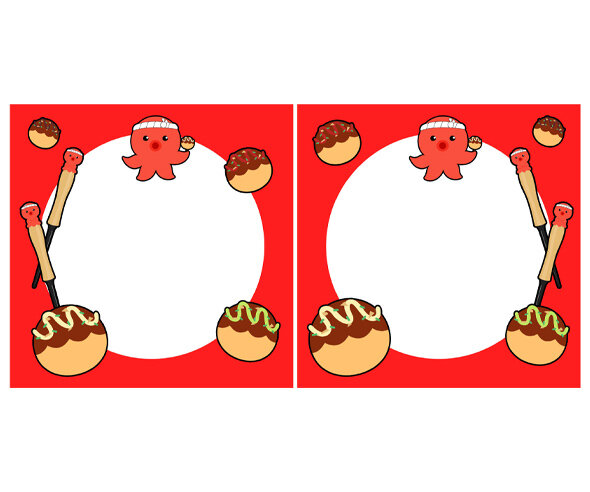 [개별도안] 타코야끼 가랜드