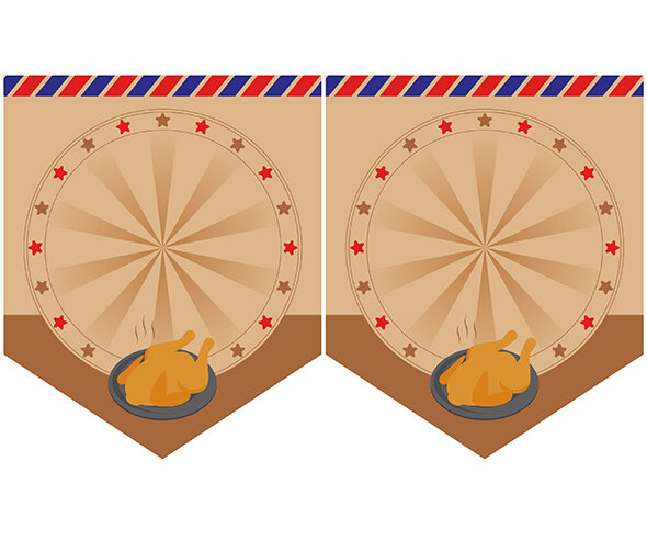 [개별도안] 옛날통닭 데이 가랜드