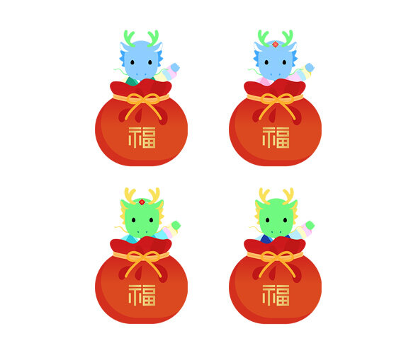 복주머니 속 청룡(한복)