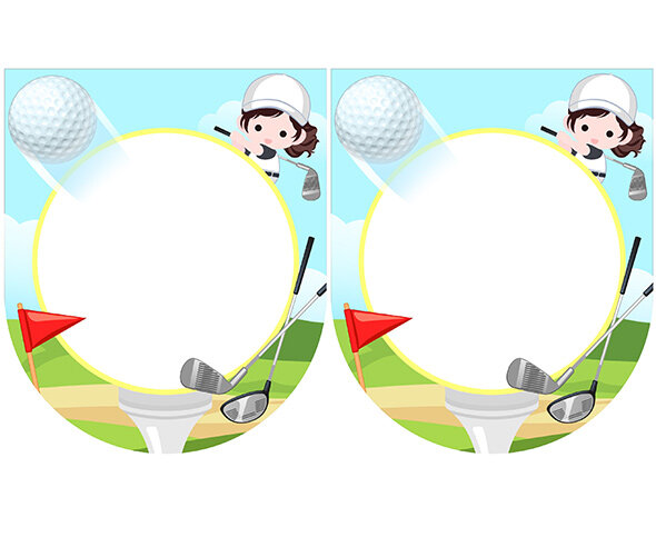 [개별도안] 어린이 골프 대회 가랜드