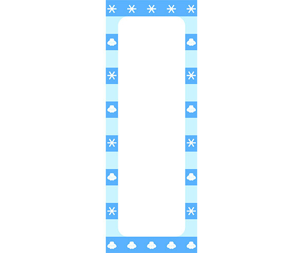 여름 용품 가게 개별 메뉴판