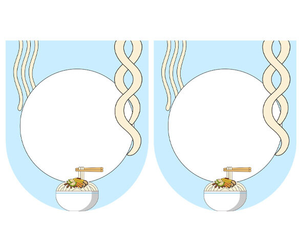 [개별도안] 국수 오감놀이 가랜드
