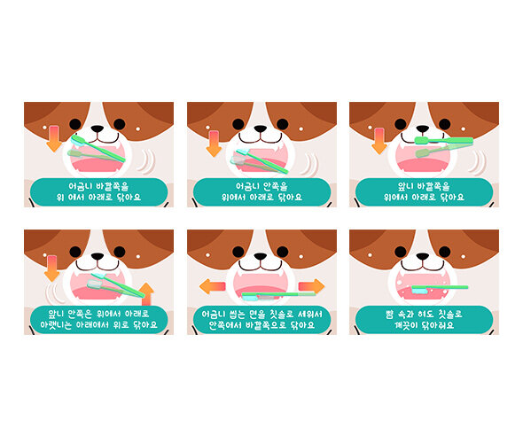 양치질해요 순서도