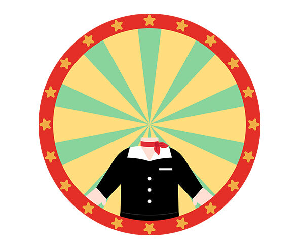 복고데이 합성 라벨