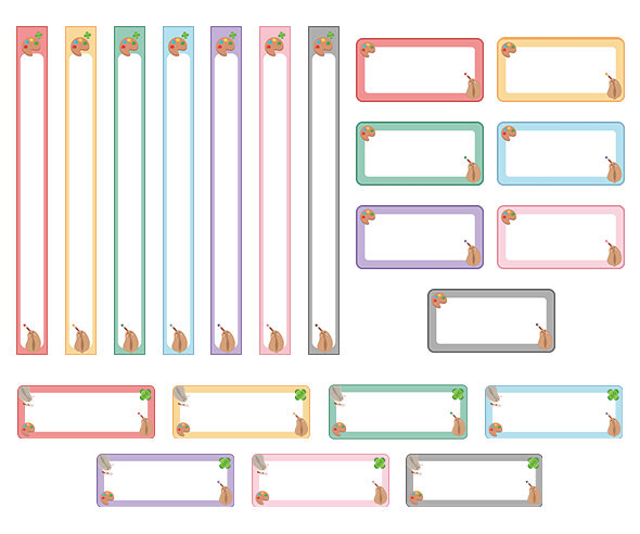 작품 모음집 이름표(햄스터)