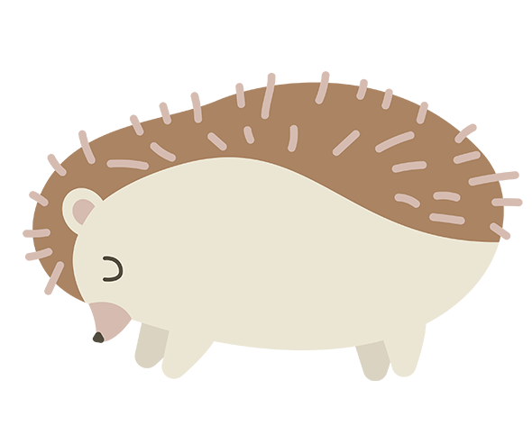 겨울잠 자는 고슴도치