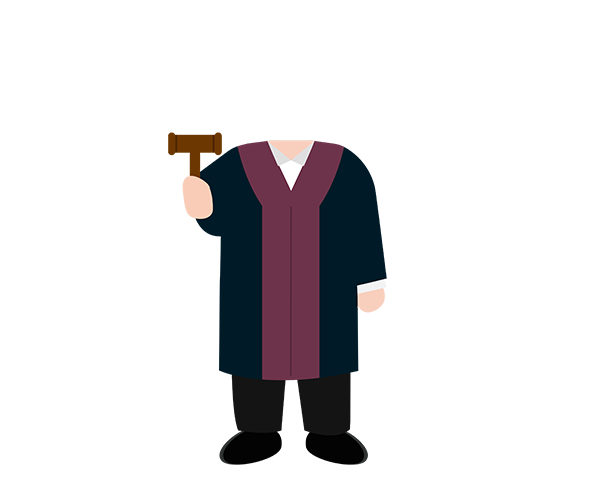 판사 합성이미지