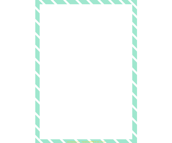 민트 사선 테두리