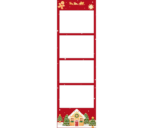 크리스마스 과자집 네컷