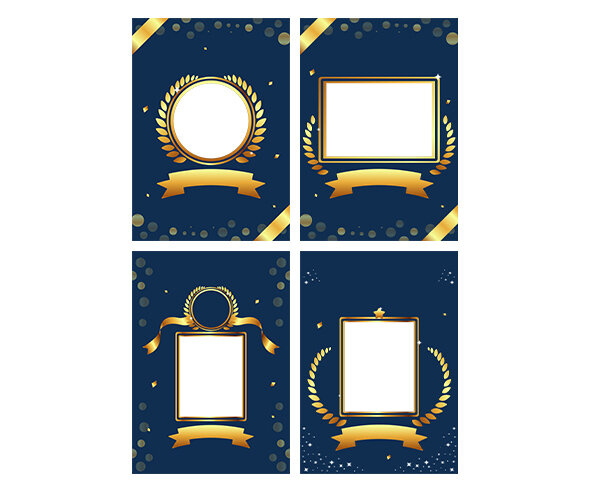 회사 포스터(승진,우수사원,우수팀,장기근속)(문구없음)