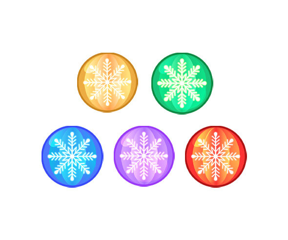 눈꽃 오너먼트(트리 장식)