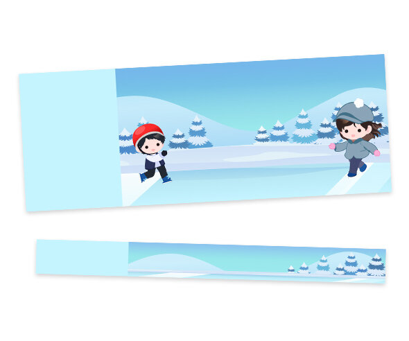 스케이트장 입장권(문구없음)