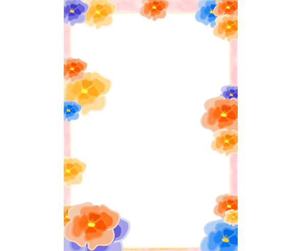 꽃 테두리
